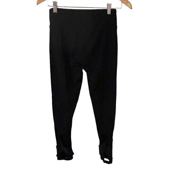 Victoria Sport Black Leggings with Mesh Criss Cross Detail at Ankles S - Picture 2 of 7